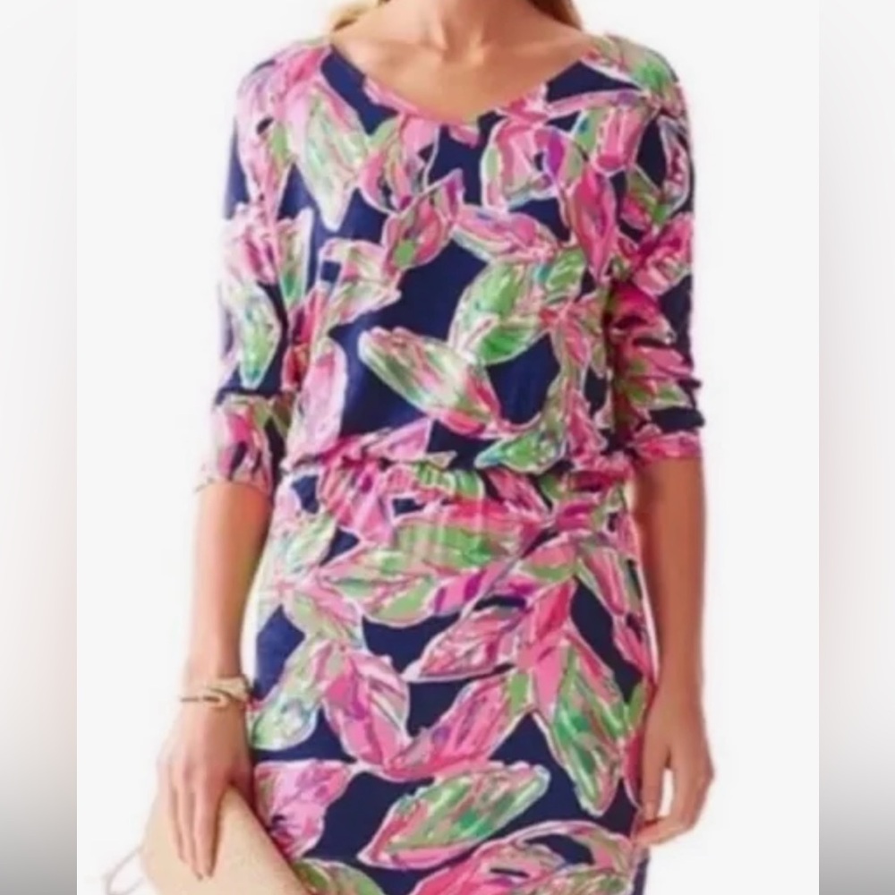 Lily Pulitzer Cara in the Vias printed dress size small